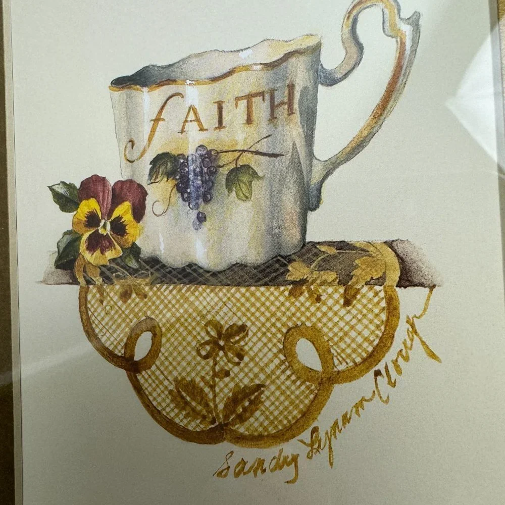 Vintage Art print by artist Sandy Lynam Clough 